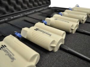 SensoGuard Moss AIO 2.0 sensors in rugged plastic carry case.